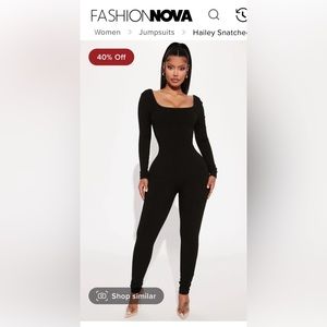NWT Fashion Nova Hailey Snatched Jumpsuit